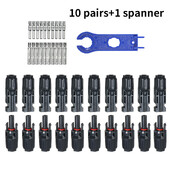 Solar Connectors με κλειδί Αδιάβροχο Solar Panel Connector SOLAR PV Connector Για ηλιακό καλώδιο 2,5/ 4/6mm