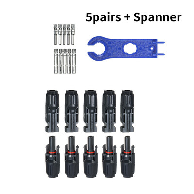 Solar Connectors με κλειδί Αδιάβροχο Solar Panel Connector SOLAR PV Connector Για ηλιακό καλώδιο 2,5/ 4/6mm