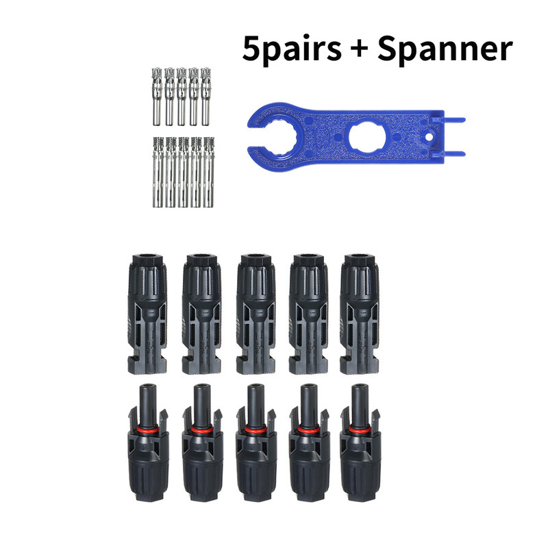 Solar Connectors με κλειδί Αδιάβροχο Solar Panel Connector SOLAR PV Connector Για ηλιακό καλώδιο 2,5/ 4/6mm