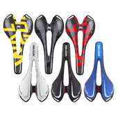 Șa bicicletă din carbon complet 143 272 bărbați femei șine ovale mtb drum fibră de carbon șa bicicletă perna scaun albastru alb negru roșu roz