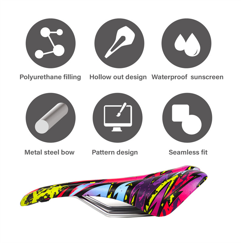 CHOOEE MTB sedlo, kožni jastuk za bicikl, biciklističko sjedalo otporno na kišu, prozračno biciklističko sjedalo, sjedalo CY150