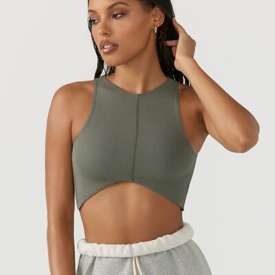 Mermaid Curve Femeie Sală de gimnastică Sutien sport Rezistent la șocuri Alergare Adunare Curba anti-scădere Crop Tank Antrenament fitness Lenjerie de corp Yoga Top