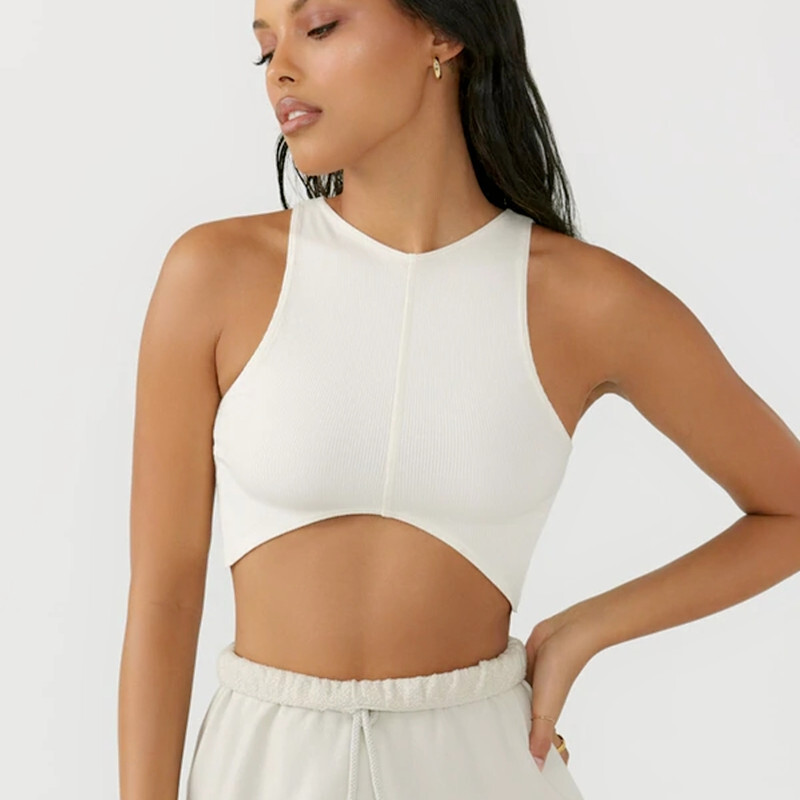 Mermaid Curve Femeie Sală de gimnastică Sutien sport Rezistent la șocuri Alergare Adunare Curba anti-scădere Crop Tank Antrenament fitness Lenjerie de corp Yoga Top