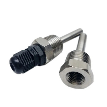 30-200mm Thermowell 304 Ανοξείδωτο ατσάλι 1/2 G Κλωστή OD6mm Θήκη με μανίκι βύθισης για αισθητήρα θερμοκρασίας Αξεσουάρ σπιτιού