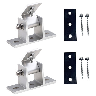 Nosač za montažu solarnog panela Nosači modula PV montaža Podesivi nosač Aluminijski sklop Krovni ravni fotonaponski nosač