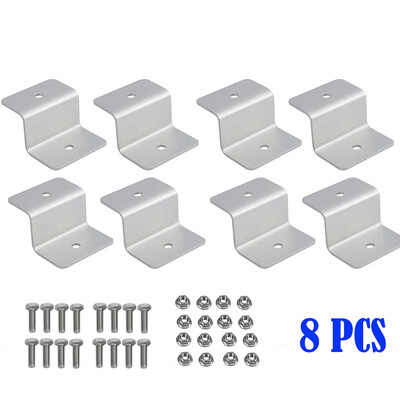 Montažni nosač za solarnu ploču od 4/8 komada Z stil od aluminijske legure Krovni nosač Pribor za instalaciju solarnog sustava karavana