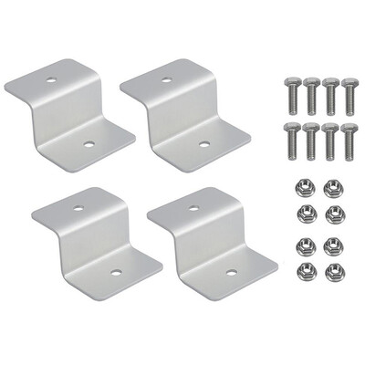 Montažni nosač za solarnu ploču od 4/8 komada Z stil od aluminijske legure Krovni nosač Pribor za instalaciju solarnog sustava karavana