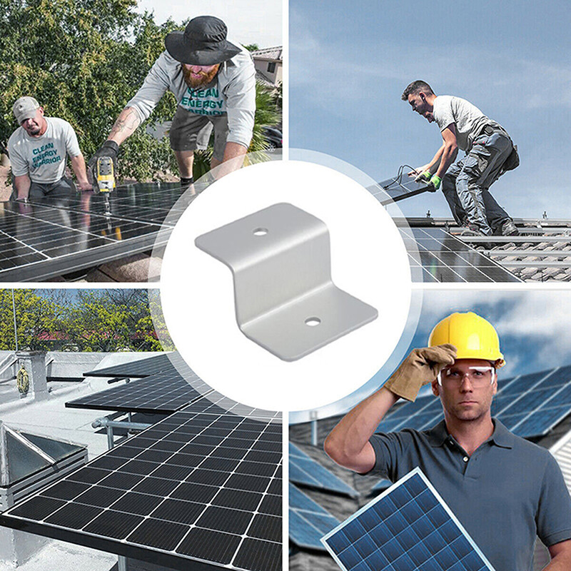 Montažni nosač za solarnu ploču od 4/8 komada Z stil od aluminijske legure Krovni nosač Pribor za instalaciju solarnog sustava karavana