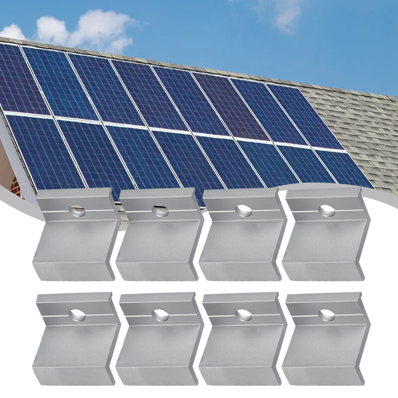 10 buc. cleme de capăt fotovoltaice pentru montaj solar fotovoltaic cleme de 30-45 mm pentru modulul solar accesorii pentru suporturi pentru rafturi pentru panouri solare