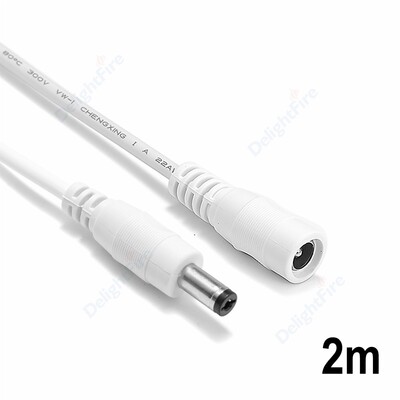 5,5 mm 2,1 mm DC produžni kabel 22 promjera žice 1/2/3/5/10 m muški na ženski kabel za napajanje za CCTV sigurnosne kamere LED trake svjetla