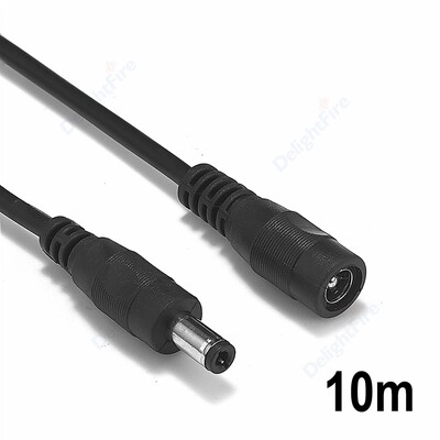 5,5 mm 2,1 mm DC produžni kabel 22 promjera žice 1/2/3/5/10 m muški na ženski kabel za napajanje za CCTV sigurnosne kamere LED trake svjetla
