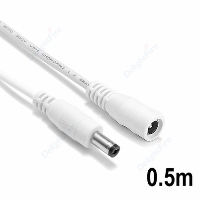 5,5 mm 2,1 mm DC produžni kabel 22 promjera žice 1/2/3/5/10 m muški na ženski kabel za napajanje za CCTV sigurnosne kamere LED trake svjetla