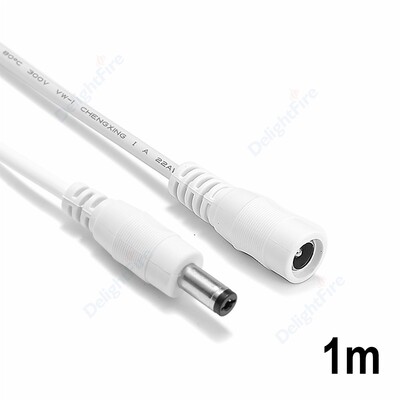 5,5 mm 2,1 mm DC produžni kabel 22 promjera žice 1/2/3/5/10 m muški na ženski kabel za napajanje za CCTV sigurnosne kamere LED trake svjetla