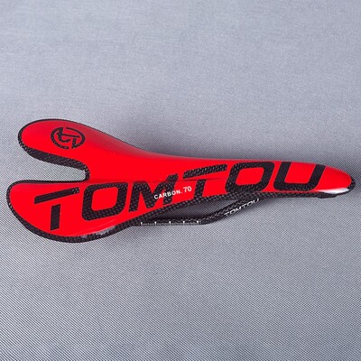 TOMTOU Fibră de carbon Bicicletă de drum sau MTB Șaua scaun față de bicicletă Dimensiunea 270*128mm Sarcina maximă 120kg