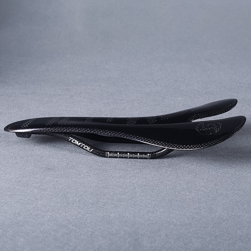 TOMTOU Fibră de carbon Bicicletă de drum sau MTB Șaua scaun față de bicicletă Dimensiunea 270*128mm Sarcina maximă 120kg