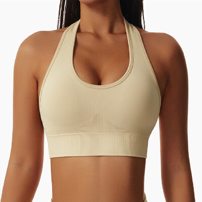 Set za jogu Ženski bešavni dvodijelni komplet za vježbanje Ženski sportski grudnjak s kratkim rukavima, aktivna odjeća Odjeća za teretanu za žene