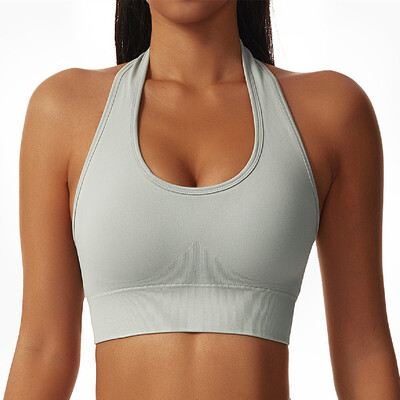 Set za jogu Ženski bešavni dvodijelni komplet za vježbanje Ženski sportski grudnjak s kratkim rukavima, aktivna odjeća Odjeća za teretanu za žene