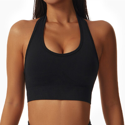 Set za jogu Ženski bešavni dvodijelni komplet za vježbanje Ženski sportski grudnjak s kratkim rukavima, aktivna odjeća Odjeća za teretanu za žene