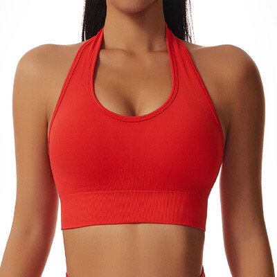 Set za jogu Ženski bešavni dvodijelni komplet za vježbanje Ženski sportski grudnjak s kratkim rukavima, aktivna odjeća Odjeća za teretanu za žene