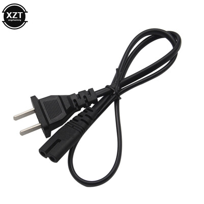 0,6M 2ft 2 Prong 2 Pin anya AC EU tápkábel kábel Kiváló minőségű vezetékes tápkábel asztali laptop rádióhoz