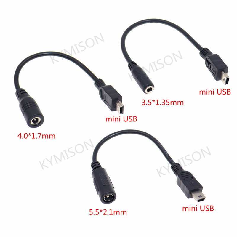 5,5*2,1 mm 4,0*1,7 mm DC utikač vodootporna jakna ženski na mikro USB / mini USB / tip C muški adapterski kabel