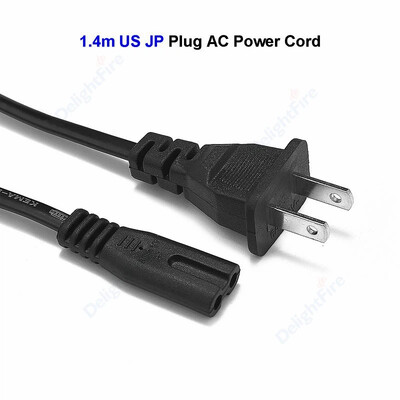 EU US AU AC kabel za napajanje 2pin 1.4m IEC C7 produžni kabel za napajanje za CD player Sony PSP 4 3 prijenosno radio prijenosno računalo XBOX One S