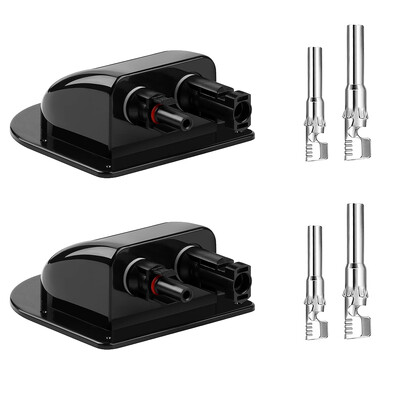 Solarni panel s dvostrukom rupom za žičanu uvodnicu kabela Kutija za brtvljenje Zakrivljeni kabelski konektor Vodootporan za RV karavan kamper čamac