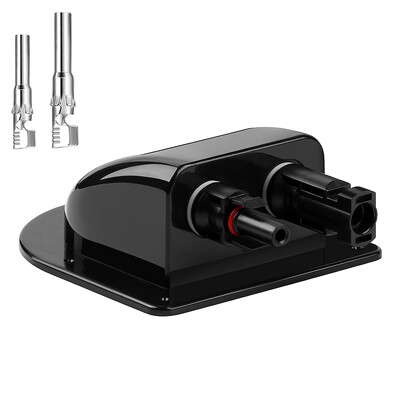 Solarni panel s dvostrukom rupom za žičanu uvodnicu kabela Kutija za brtvljenje Zakrivljeni kabelski konektor Vodootporan za RV karavan kamper čamac