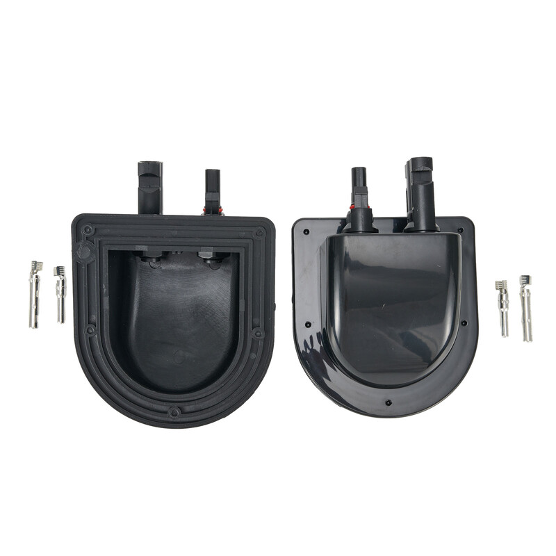 Solarni panel s dvostrukom rupom za žičanu uvodnicu kabela Kutija za brtvljenje Zakrivljeni kabelski konektor Vodootporan za RV karavan kamper čamac