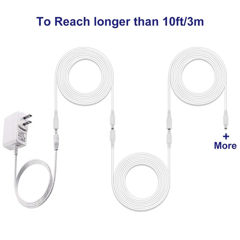 DC 12V strujni adapter produžni kabel 5.5*2.1 mm muški ženski strujni kabel produžna žica 1M 2M 3M 5M 10M kabel za usmjerivač CCTV kamere