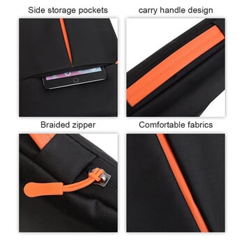 Новата чанта за лаптоп за Macbook Air M2 Case 11-16 Inner Bladder за Macbook Pro Air M1 Lenovo Dell HP Huawei Xiaomi Denim Bag