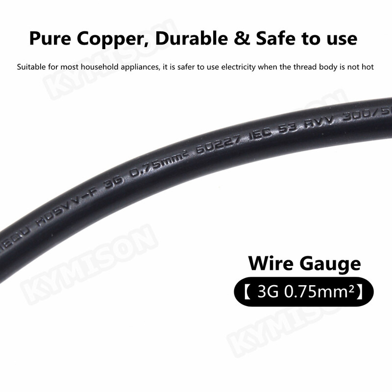 IEC320 C14 do C13 produžni kabel, C14 s rupama za vijke i C13 kutni 30 cm / 60 cm duljine, H05VV-F 3G 0,75 MM