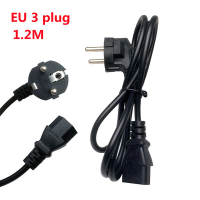3PIN utikač kabela za napajanje EU US UK AU IEC C13 utikač kabela adaptera za napajanje za monitor Dell stolnog računala HP Epson pisač LG TV projektor