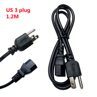 3PIN utikač kabela za napajanje EU US UK AU IEC C13 utikač kabela adaptera za napajanje za monitor Dell stolnog računala HP Epson pisač LG TV projektor