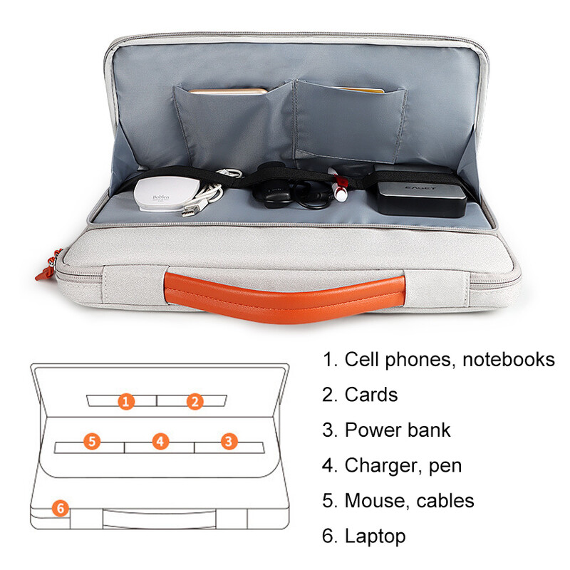 Laptop torba za Macbook Lenovo Xiaomi Hp Dell Samsung Huawei Asus Para Acer 13 14 15 16 inča Notebook torbica Dodatna oprema za računala Navlaka