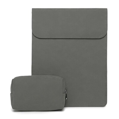 Torbica za računalo ( MacBook Mac Book iPad ) Air M1 M2 13 14 15 6 16 Pro 12 9 11 inča torbica s poklopcem Mat veganska koža