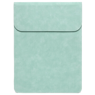 Torbica za računalo ( MacBook Mac Book iPad ) Air M1 M2 13 14 15 6 16 Pro 12 9 11 inča torbica s poklopcem Mat veganska koža