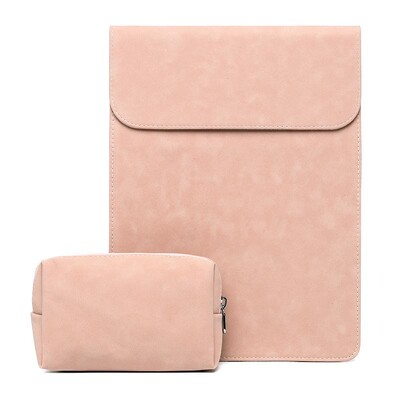 Torbica za računalo ( MacBook Mac Book iPad ) Air M1 M2 13 14 15 6 16 Pro 12 9 11 inča torbica s poklopcem Mat veganska koža
