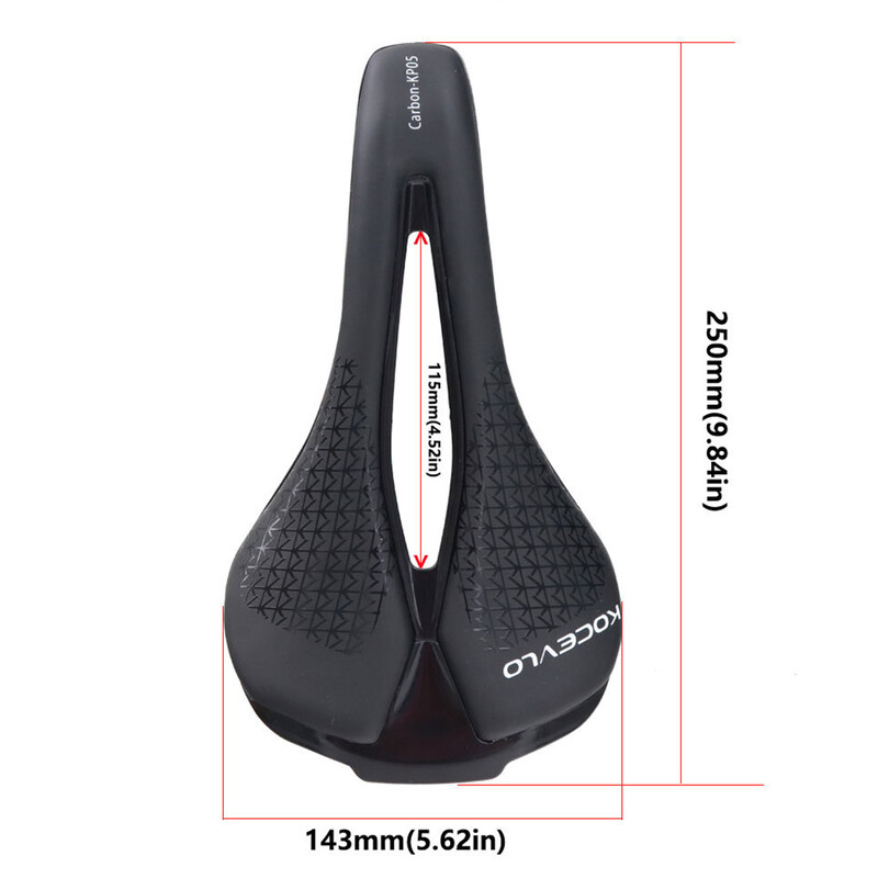 Șa de bicicletă goală Arc din fibră de carbon Scaun de bicicletă ușor Multifuncțional Scaun confortabil pentru ciclism în aer liber