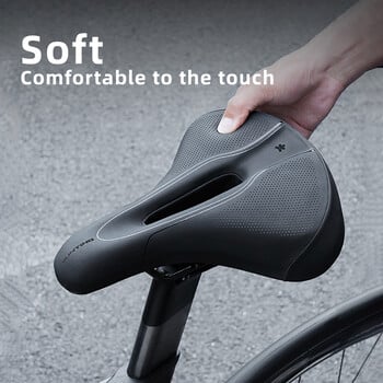 Xunting MTB Bike Bicycle Saddle Rail Hollow дишаща дебела удобна велосипедна седла Shock Absorbing for Mountain Road Bike