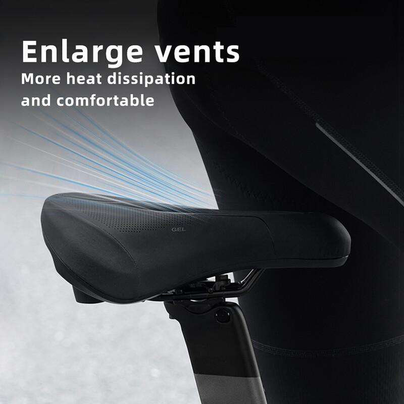 Xunting MTB Bike Bicycle Saddle Rail Hollow Prozračna Debela Udobna Bike Sedlo Sedlo Za Brdski Cestovni Bicikl