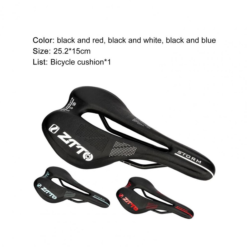 ZTTO MTB bicikl Ergonomsko sjedalo s kratkim nosom 160 mm široko udobno dugo putovanje lagano zadebljano meko sjedalo