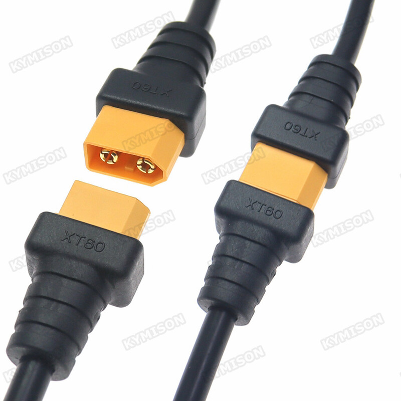 Conector XT60 Masculin Femeie la DC 5.5*2.1 / 5.5*2.5mm Conector Cablu adaptor de încărcare a bateriei Sârmă din silicon pentru încărcător de baterie RC