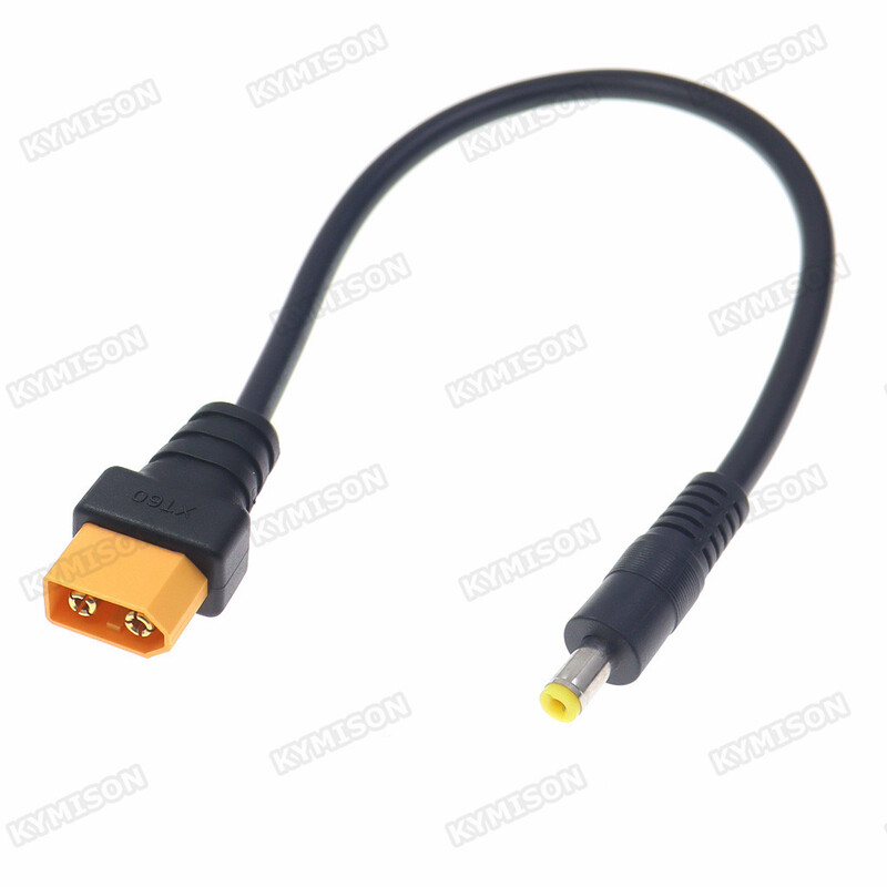 Conector XT60 Masculin Femeie la DC 5.5*2.1 / 5.5*2.5mm Conector Cablu adaptor de încărcare a bateriei Sârmă din silicon pentru încărcător de baterie RC