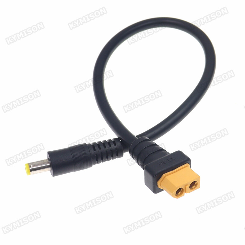 Conector XT60 Masculin Femeie la DC 5.5*2.1 / 5.5*2.5mm Conector Cablu adaptor de încărcare a bateriei Sârmă din silicon pentru încărcător de baterie RC