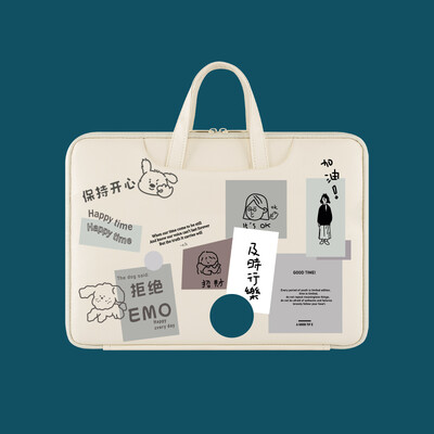 Slatka torba za prijenosno računalo 13.3 14 15 15.6 inča Vodootporna torbica za prijenosno računalo otporna na udarce za Macbook Air Pro 13.6 16 Dell Xiaomi Huawei ručna torba