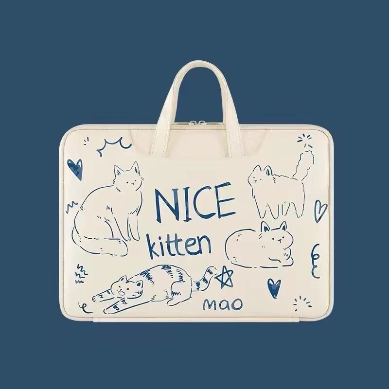 Slatka torba za prijenosno računalo 13.3 14 15 15.6 inča Vodootporna torbica za prijenosno računalo otporna na udarce za Macbook Air Pro 13.6 16 Dell Xiaomi Huawei ručna torba