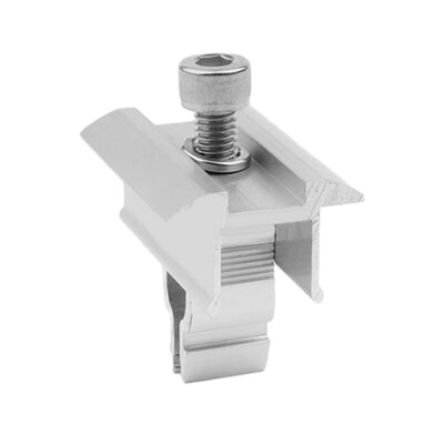 1 tk päikesepaneeli otsaklamber päikesepaneelide jaoks 30-50 mm päikesepaneelide Pv moodul roostevabast terasest kinnitus keskmised klambrid fotogalvaanilised osad