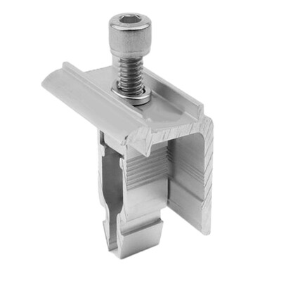 1 tk päikesepaneeli otsaklamber päikesepaneelide jaoks 30-50 mm päikesepaneelide Pv moodul roostevabast terasest kinnitus keskmised klambrid fotogalvaanilised osad