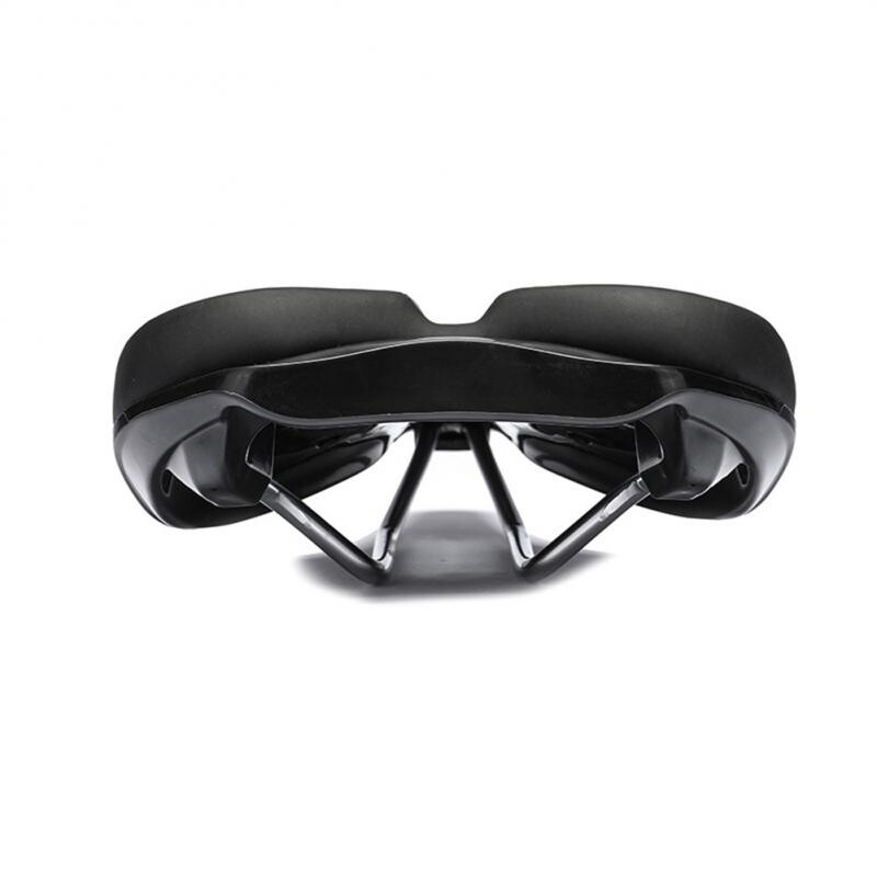 Dviračio balnelio kvėpuojantis didelis užpakalio pagalvėlės odinės paviršiaus sėdynės kalnų smūgius sugeriančios tuščiavidurės pagalvėlės priedai